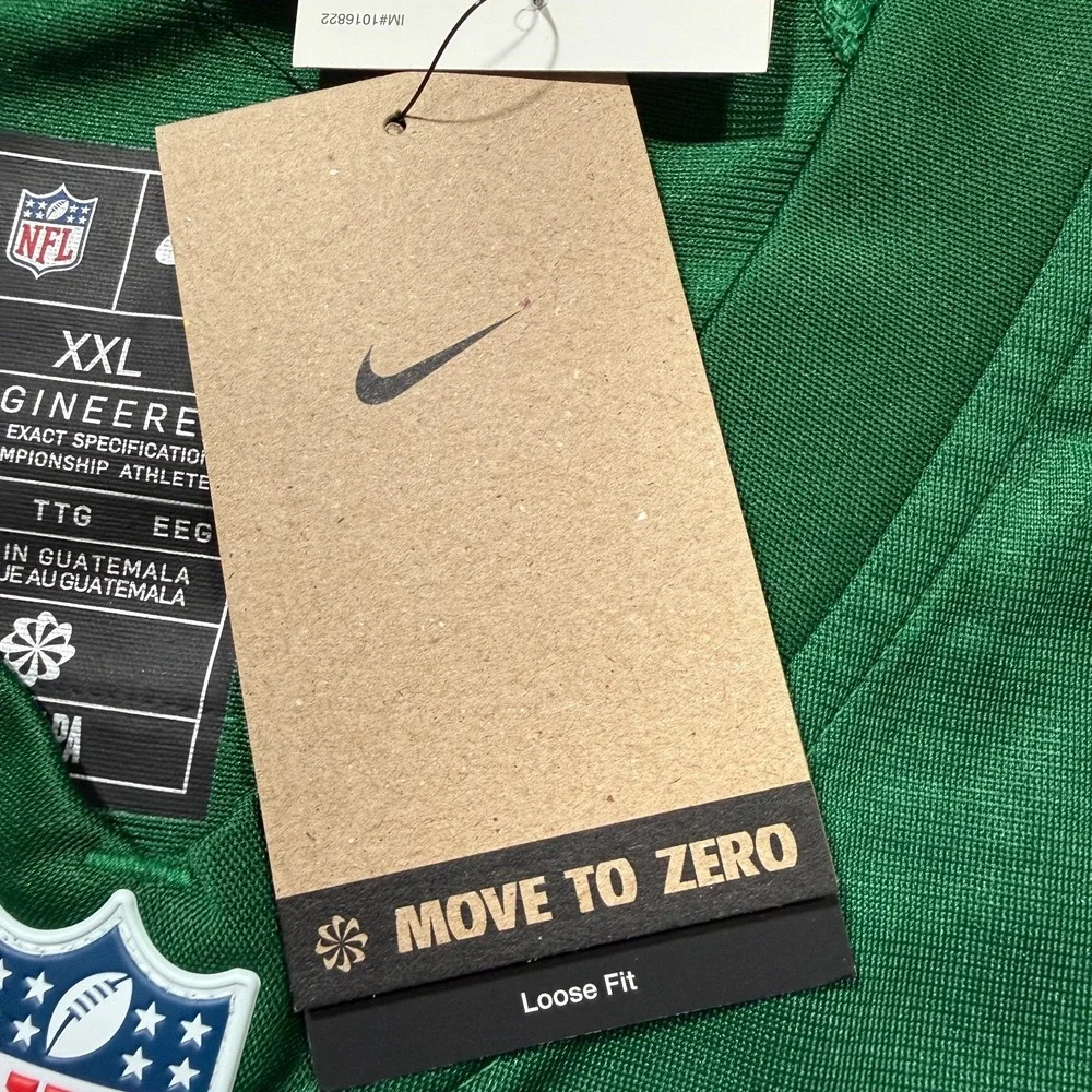 Nike New York Jets Aaron Rodgers Jersey Mens‎ Size 2XL Green NFL NWT